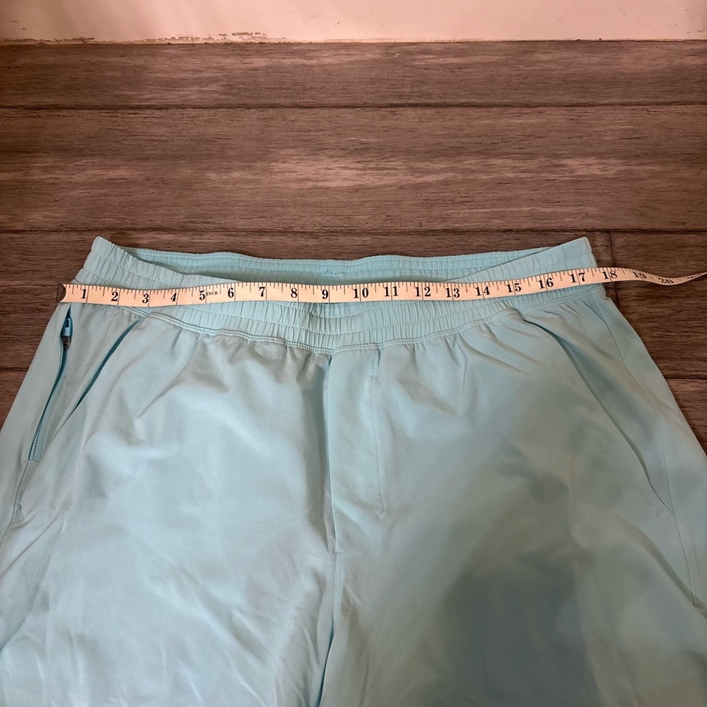 Lululemon Pace Breaker Linerless Short 7" Cyan Blue Training Athletic Gorpcore - Picture 10 of 11